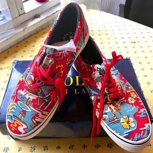 Ralph Lauren tropical lace up with extra laces. Size 13